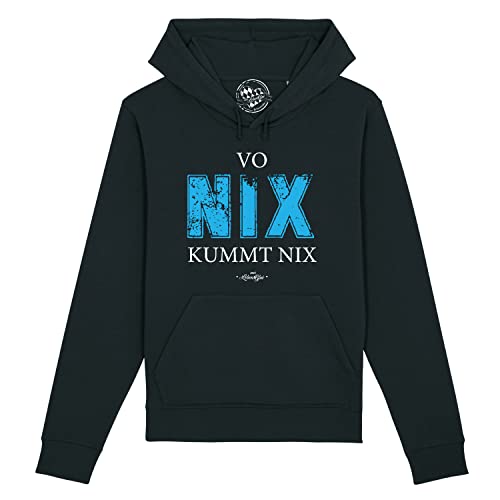 Bavariashop bayerischer Herren Hoodie Vo nix kummt nix, Kapuzenpullover mit Spruch, Sweatshirt - XXL - schwarz Bavariashop bayerischer Herren Hoodie Vo nix kummt nix, Kapuzenpullover mit Spruch, Sweatshirt - XXL - schwarz von Bavariashop