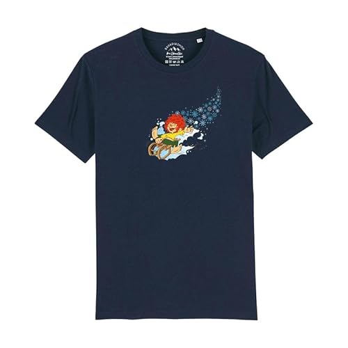 PUMUCKL Herren T-Shirt Winter-Kobold - M - dunkelblau von Bavariashop