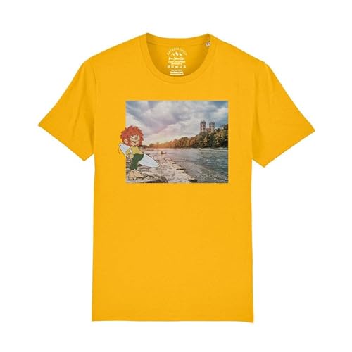 PUMUCKL Herren T-Shirt l Surfer-Kobold - M - gelb PUMUCKL Herren T-Shirt l Surfer-Kobold - M - gelb von Bavariashop