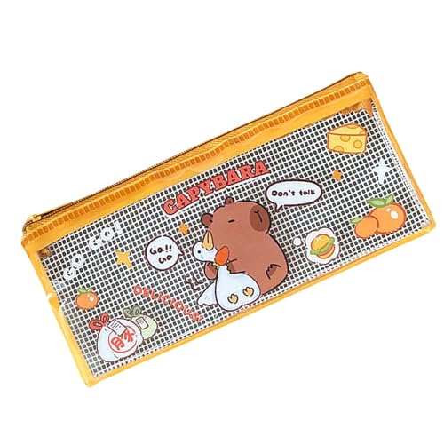 Bavokon Capybara Federmäppchen, Federmäppchen Capybara | Federmäppchen mit weiter Öffnung,Tragbares, süßes Stifteetui für Schreibwaren, Federmäppchen mit breiter Öffnung, niedliche von Bavokon