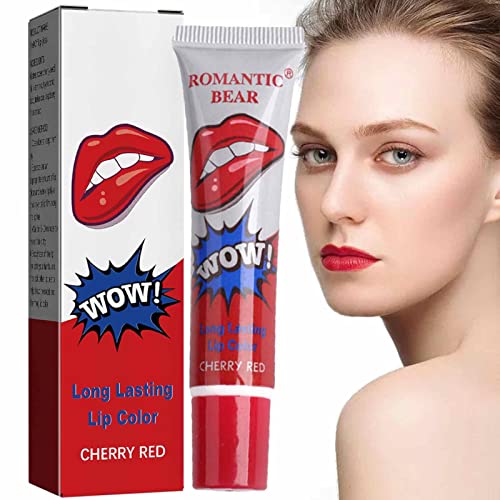 Peel Off Lippenstifte,Lip Gloss Tattooss Magic Farbe Lip Stain Tint,Magic Tattooss Lipgloss,Lip Tattooss Peel & Reveal Waterproof Lipgloss Lip Tint Womens Girl Makeup Beauty,wasserdicht Langlebig von Bavokon