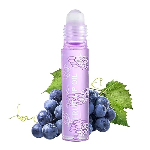 Roller Lipgloss - Lip Glow Ölroller für glänzendes Lippen-Make-up | Glänzendes Lippen-Make-up, Kinder-Lipgloss, transparentes Lippen-Glow-Öl mit fruchtigen Aromen für Frauen Bavokon von Bavokon