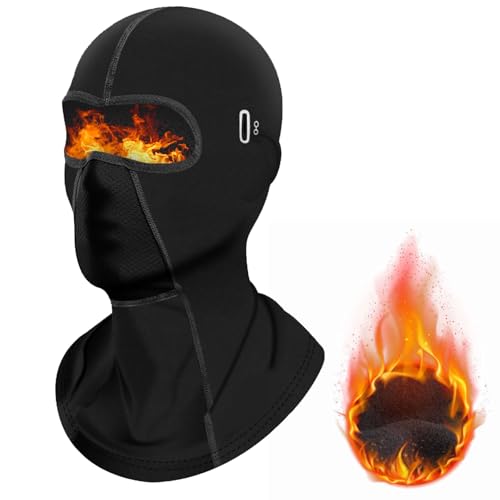 Balaclava für Damen und Herren,Winddicht Warm Gesichtshaube,Sturmhauben Gesichtshaube,Winter Sturmhaube,Ski Gesichtsabdeckung für Draußen,Balaclava Gesichtsmaske für Radfahren Outdoor Sports,Schwarz von Bavooty