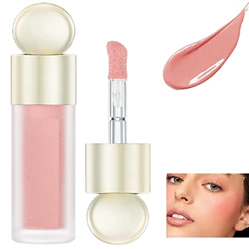 Liquid Blush for Cheeks,Matte Liquid Blush,Liquid Blush Cream,Liquid Blush,Gel Cream Blush,Cream Blush Make-Up,Flüssiges Rouge,Spendet Feuchtigkeit, Leicht Und Glatt für Frauen und Mädchen (01#) von Bavooty