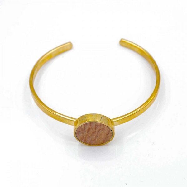 Bawa Hope Messing Armband "Holz" von Bawa Hope