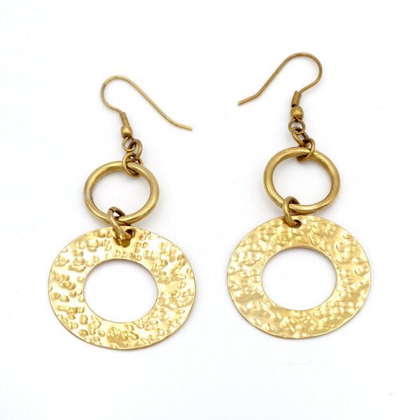 Bawa Hope Messingohrring "Donuts" von Bawa Hope