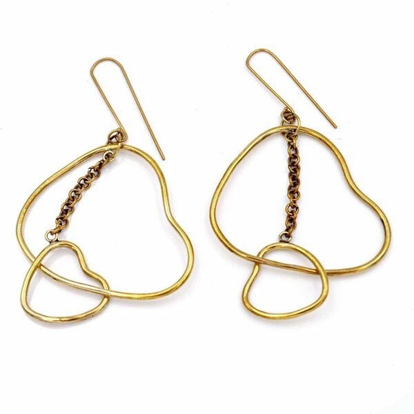 Bawa Hope Messingohrring Lovely von Bawa Hope