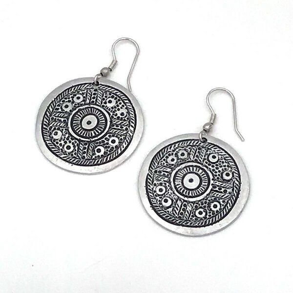 Bawa Hope Ohrringe Aluminium "DISK" recycelt von Bawa Hope