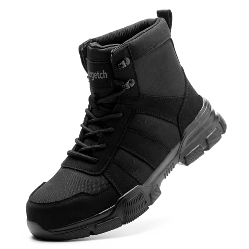 Bawalon Arbeitsstiefel Herren Sicherheitsstiefel Damen Sportlich mit Stahlkappe Leicht Atmungsaktiv Sicherheitsschuhe Rutschfest Arbeitsschuhe Schwarz EU 47 Bawalon Arbeitsstiefel Herren Sicherheitsstiefel Damen Sportlich mit Stahlkappe Leicht Atmungsaktiv Sicherheitsschuhe Rutschfest Arbeitsschuhe Schwarz EU 47 von Bawalon