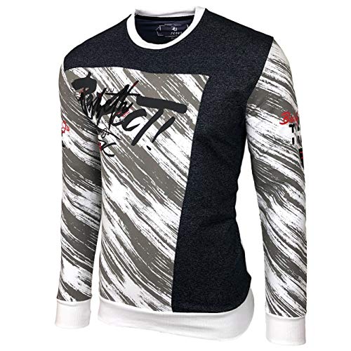 Baxboy Herren Pullover Hoodie Sweatjacke Longsleeve Sweatshirt Jacke Langarm Kapuzenpullover Hoody Sweater 2628, Farbe:Weiß_1, Größe:S Baxboy Herren Pullover Hoodie Sweatjacke Longsleeve Sweatshirt Jacke Langarm Kapuzenpullover Hoody Sweater 2628, Farbe:Weiß_1, Größe:S von Baxboy