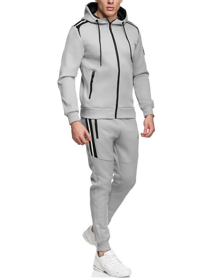 Baxboy Jogginghose BAXBOY Herren Uni Colour Jogging Anzug Sportanzug Sporthose Hoodie von Baxboy