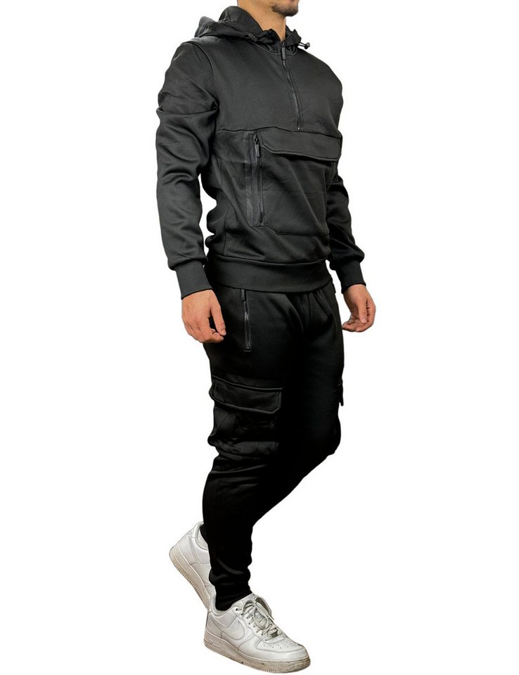Baxboy Jogginghose BAXBOY Herren Uni Colour Jogging Anzug Sportanzug Sporthose Hoodie von Baxboy