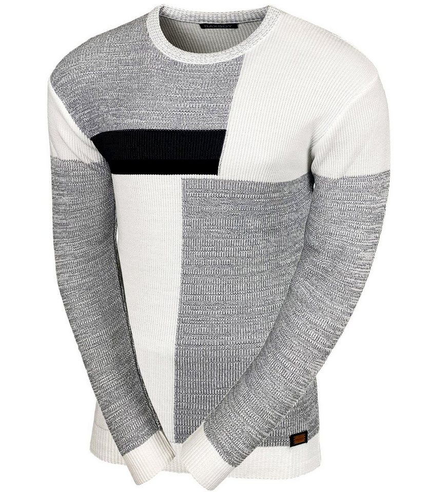 Baxboy Strickpullover Baxboy Herren Pullover Strick-Pullover Rundkragen BB-52288 von Baxboy