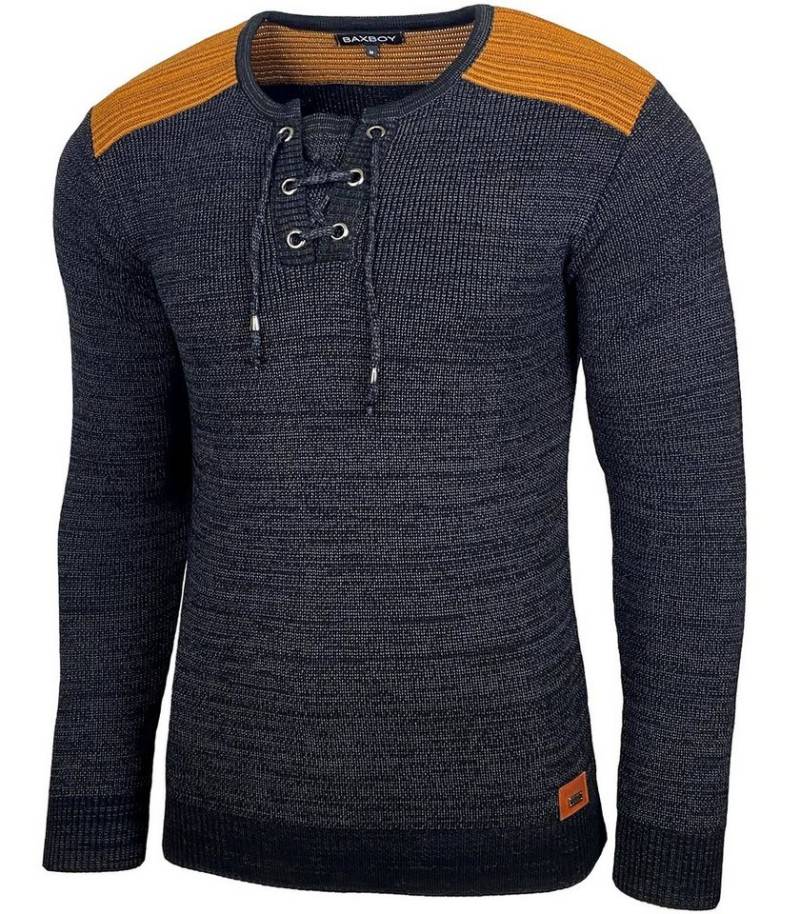 Baxboy Strickpullover Baxboy Herren Pullover V-Neck Strick-Pullover Moderner Männer 52205 von Baxboy