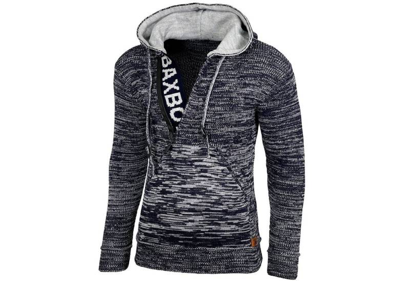 Baxboy Strickpullover Herren Winter Kapuzenpullover Kapuzenjacke mit Reißverschluss 277 von Baxboy