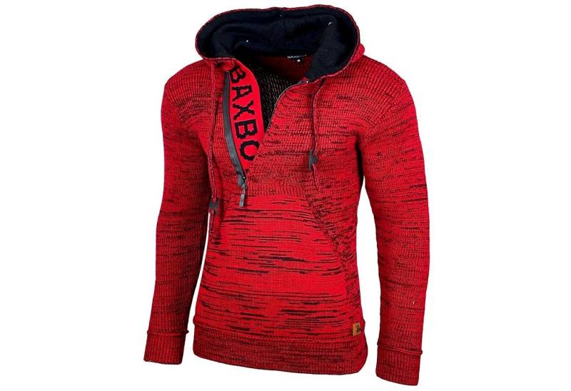 Baxboy Strickpullover Herren Winter Kapuzenpullover Kapuzenjacke mit Reißverschluss 277 von Baxboy