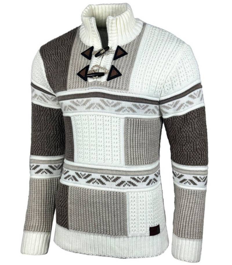 Baxboy Strickpullover Baxboy Herren Winter Stehkragen Reißverschluss Jacke B-51318 von Baxboy