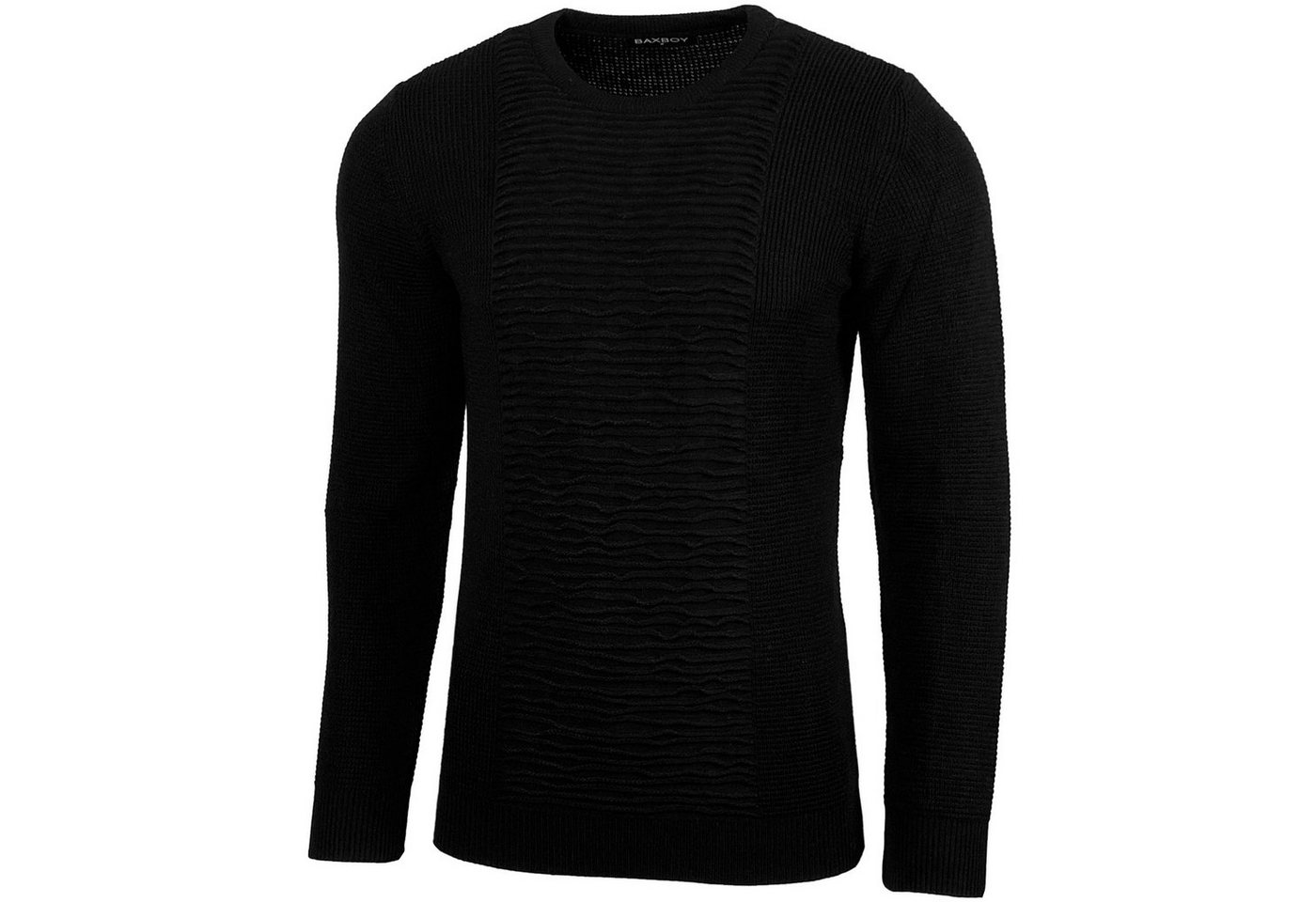 Baxboy Strickpullover Baxboy Strickpullover Herren Two Tone Rundhals Pullover B-1881 von Baxboy