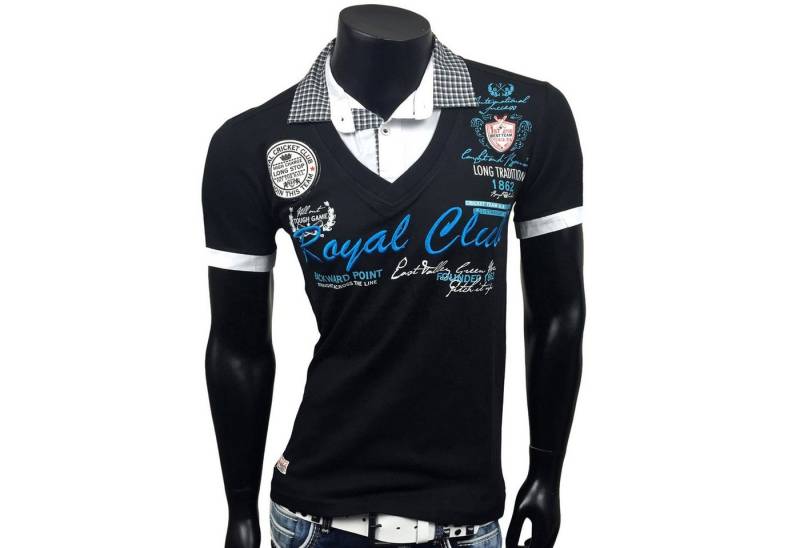 Baxboy T-Shirt Baxboy Poloshirt im trendigen 2-in-1-Design 2350 von Baxboy