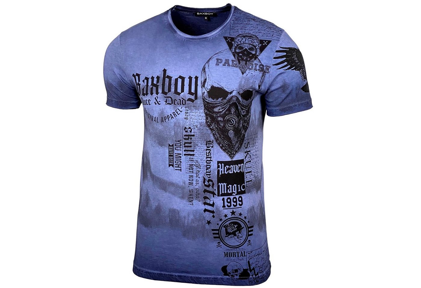 Baxboy T-Shirt Baxboy T-Shirt Rundhalsshirt mit Markenprint von Baxboy