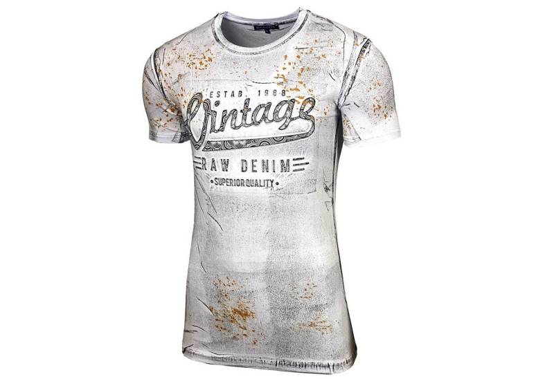 Baxboy T-Shirt Baxboy T-Shirt »VINTAGE« mit trendigem Markenprint 10184 von Baxboy