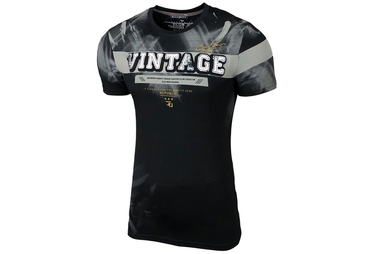 Baxboy T-Shirt Baxboy T-Shirt in modernem Stil Vintage Design von Baxboy