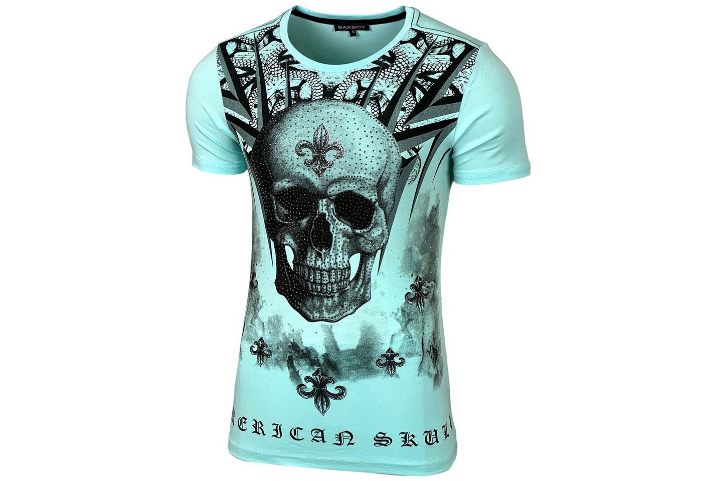 Baxboy T-Shirt Baxboy T-Shirt mit aufwendigem Strass-Design von Baxboy