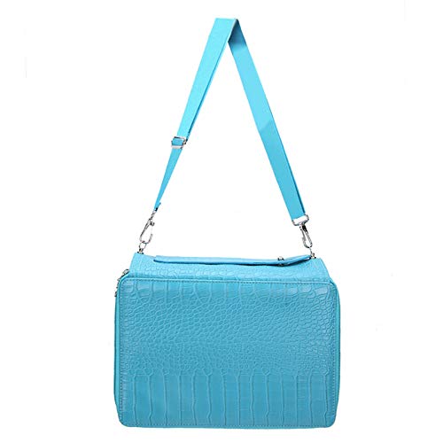 Baxnore Buntstiftetui, 252 Löcher, großes Fassungsvermögen, Reißverschluss-Stifttasche, Canvas-Bleistifthülle, Buntstifthalteretui, Stifthalter für Künstlerschulbüro (Blue) von Baxnore