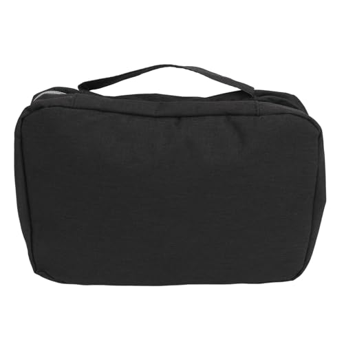 Baxnore Gefaltete Reise-Kulturtasche, Reise-Kulturtasche zum Aufhängen, Kulturtasche zum Aufhängen für Männer und Frauen, kompakte Reise-Kulturtasche für Männer und Frauen (Schwarz) von Baxnore