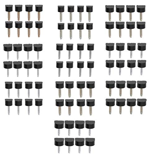 Baxnore High Heel Tipp Protectors 80pcs TPU Polyurethan Iron Schuhreparatur -Kit Multi -Größe Nicht -Slip -Ersatzkappen für Frauen Ladies Heels langlebig bequemes Walking -Tanzen von Baxnore