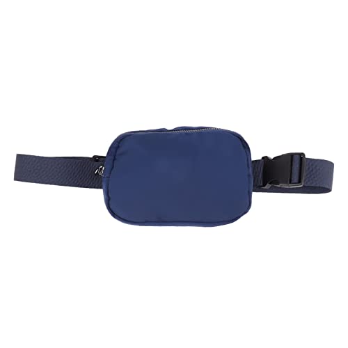 Baxnore Nylon Women Fanny Pack, verstellbare Frauen -Tailentasche, Fanny Pack -Geldbörse, Leichtes Reise -Fanny -Pack, tragbare Tailentasche für Außenwanderungen im Freien (Dunkelblau) von Baxnore