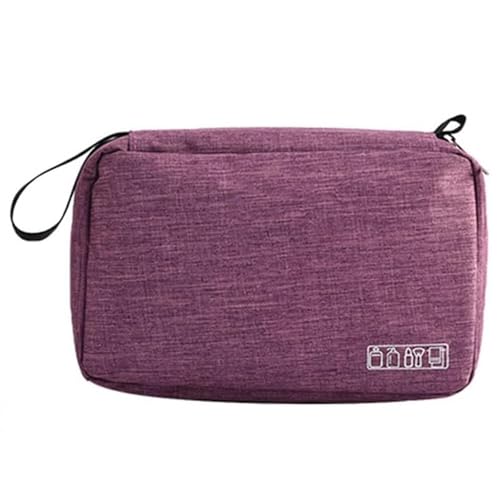 Baxnore Reisen -Toilettenbeutel, großer Kapazität wasserfester kosmetischer Organisator mit mehrfacher Kompartiment, tragbarer Make -up -Beutel für Frauen (Schwarz) (Grau) (Marineblau) (Lila) von Baxnore