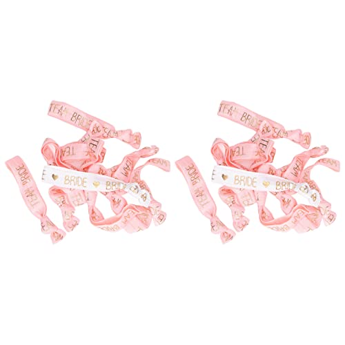Brautjungfernhaarbindungen Set, verstellbare Spannung Elastizitätshaarbänder, Hochzeitsfeier, Braut -Stammes -Taschen -Accessoires für Junggesellenabteilung für Bachelorette Dekor Brautjungfernhaarbindungen Set, verstellbare Spannung Elastizitätshaarbänder, Hochzeitsfeier, Braut -Stammes -Taschen -Accessoires für Junggesellenabteilung für Bachelorette Dekor von Baxnore