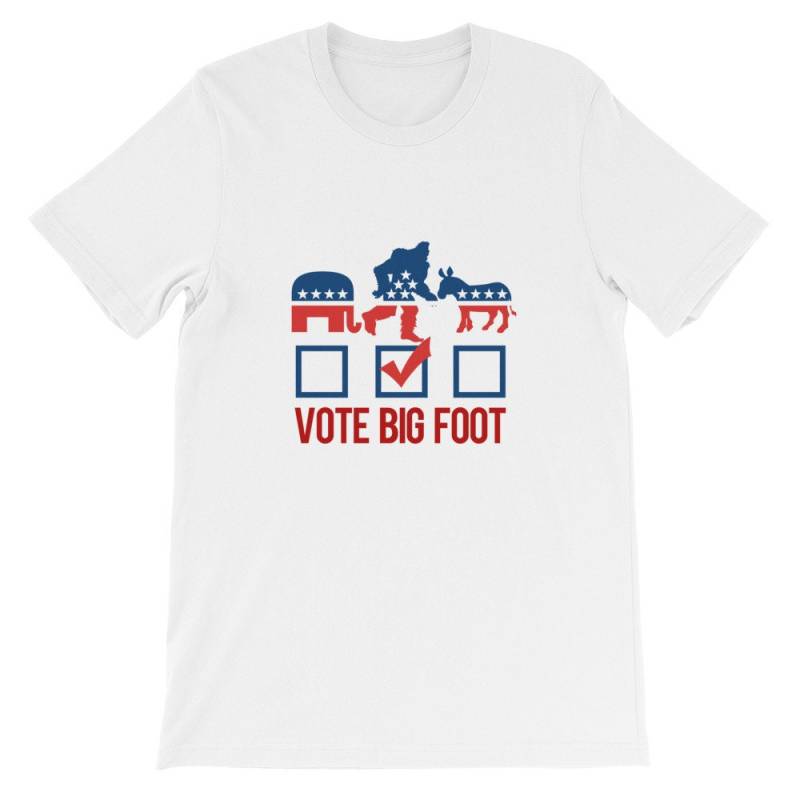 Bigfoot Shirt, Vote Bigfoot, Sasquatch, Präsidentschaftswahl, Demokrat, Republikaner, Sasquatch Believer von BayAreaBotique