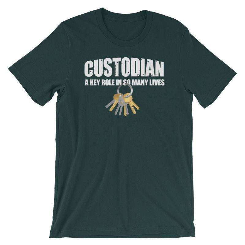Custodian Shirt, Lustige Keys, Job Rolle, Janitor Schlüssel, Tshirt, Wertschätzung Geschenk, Depot-Geschenke von BayAreaBotique