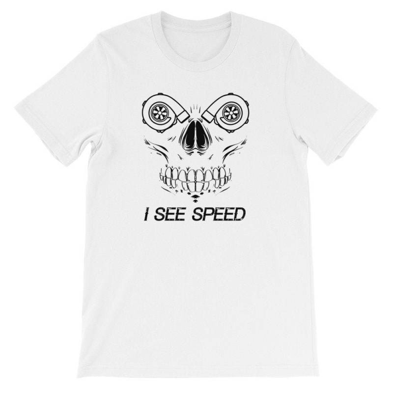 Diesel-Lkw-Shirt, Twin Turbos, Ich Sehe Geschwindigkeit, Auto-Rennen, Turbo-Diesel, Drag Racing, Auto Racer Geschenk, Turbo-Auto-Shirt von BayAreaBotique