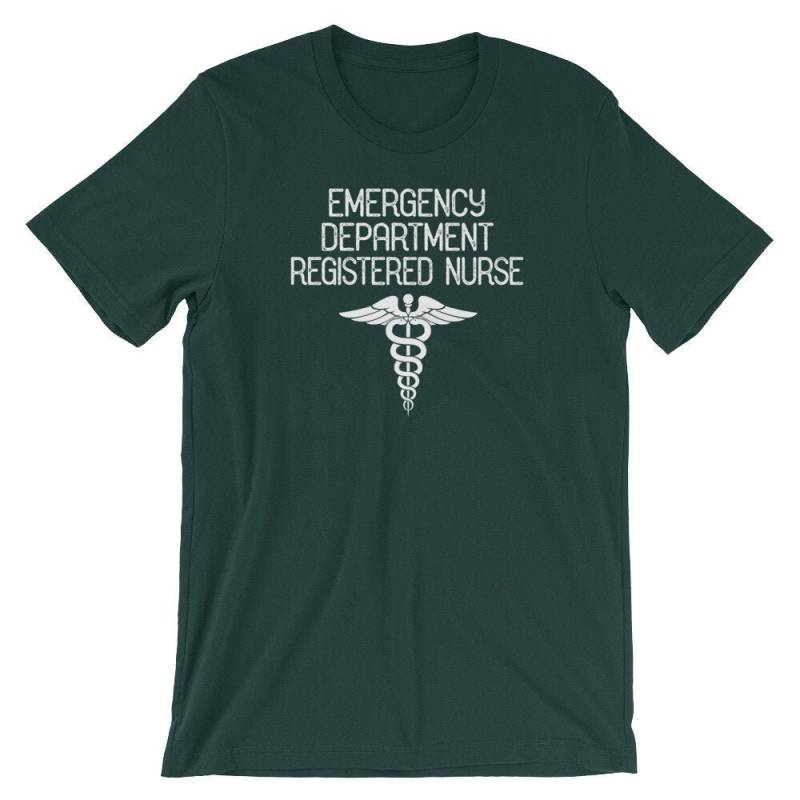 Krankenschwester Shirt, Notfall-Abteilung Registrierte Krankenschwester, Notfall-Krankenschwester, Er Shirts Für Rn Damen Geschenk, Shirt von BayAreaBotique