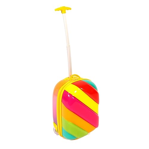 Bayer Chic 2000 - Bouncie Kinder-Trolley Rainbow, Kindergepäck, Kinderkoffer, bunt, 46 cm von Bayer Chic 2000