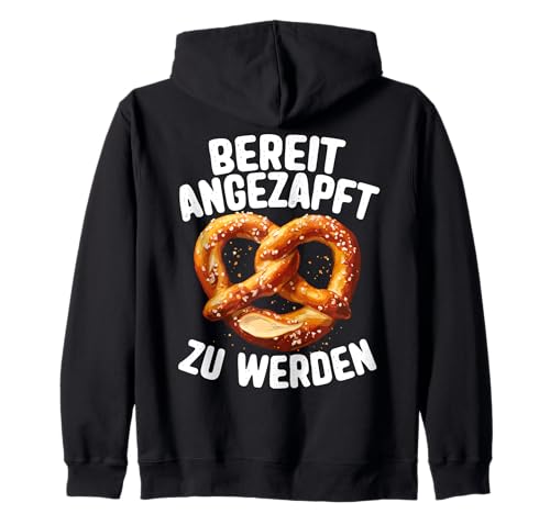Bereit Angezapft Zu Werden Lustiges Party Tracht Damen Kapuzenjacke Bereit Angezapft Zu Werden Lustiges Party Tracht Damen Kapuzenjacke von Bayerische Brezel Humor Oktoberfest Humor Witz