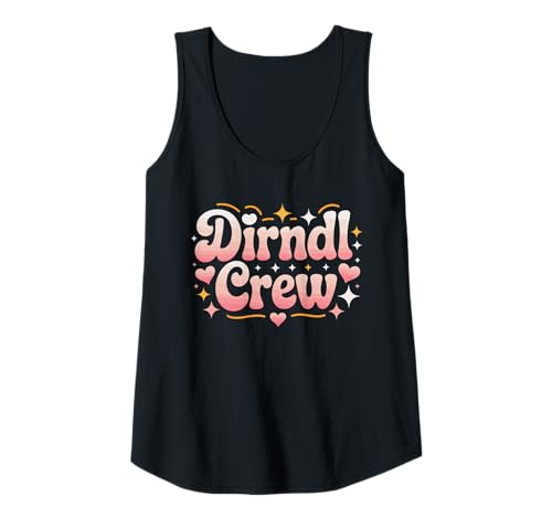 Damen Dirndl Crew Oktoberfest Frauen Party Design Tank Top von Bayerische Fest Outfits Gruppe