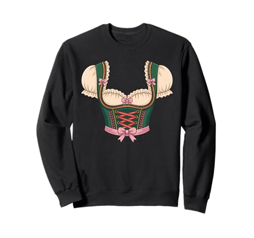 Traditional Oktoberfest Dirndl Kostüm Design Sweatshirt von Bayerische Festmode Kollektion
