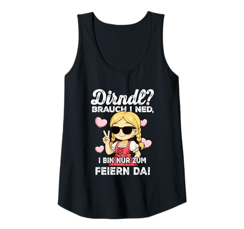 Damen Lustiges Dirndl Brauch I Ned Tank Top von Bayerische Lustige Sprüche
