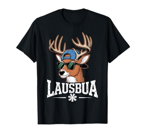 Lausbua Design Herren Kinder Junge Wiesn Tracht Lustig T-Shirt von Bayerische Sprüche Designs