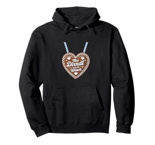 Lebkuchenherz Ohne Dirndl Pullover Hoodie von Bayerischer Humor und Herz