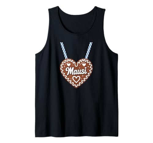 Mausi Lebkuchenherz Ersatz Dirndl Tank Top von Bayerisches Lebkuchenherz Volksfest