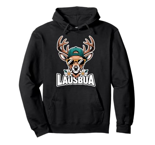 Lausbua Hirsch Trachten Oktoberfest Herren Pullover Hoodie Lausbua Hirsch Trachten Oktoberfest Herren Pullover Hoodie von Bayern Trachten Fun Tees