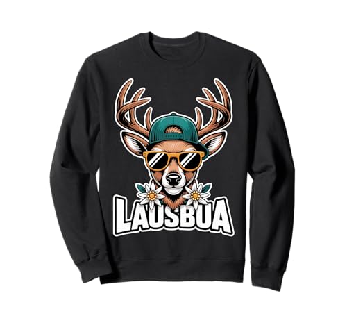 Lausbua Hirsch Trachten Oktoberfest Herren Sweatshirt Lausbua Hirsch Trachten Oktoberfest Herren Sweatshirt von Bayern Trachten Fun Tees
