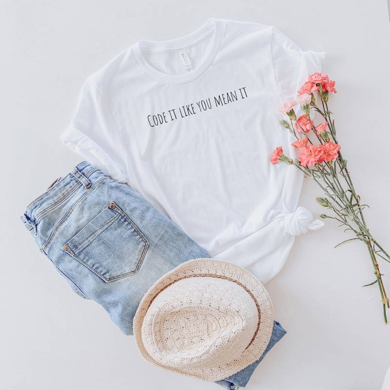 Code Es Wie Du Meinst Shirt Lustiges Programmier-Liebhaber Geschenk Computer T-Shirt Web von BaylineWear
