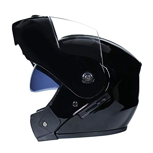 Baymate Motorradhelm Integralhelm Atmungsaktiv Winddicht Regenfest Sturz Helm mit Einstellbar Sonnenblende für Damen Herren von Baymate