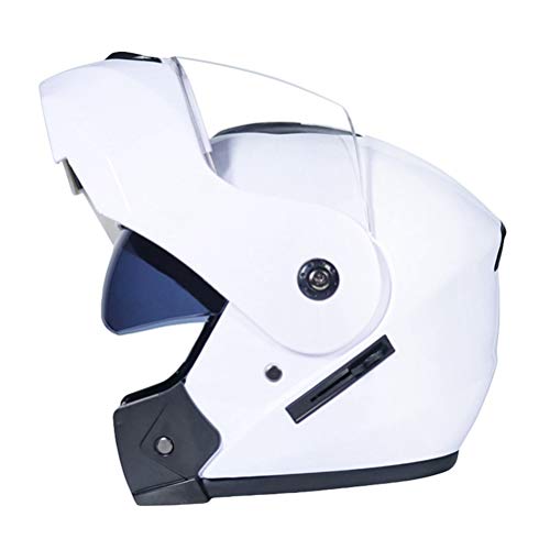Baymate Motorradhelm Integralhelm Atmungsaktiv Winddicht Regenfest Sturz Helm mit Einstellbar Sonnenblende für Damen Herren von Baymate